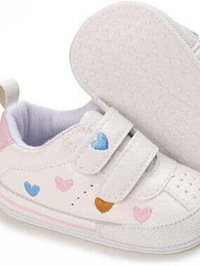 Baby Boys Girls Shoes Non-Slip Rubber Sole Sneakers Infant First Walking Toddle